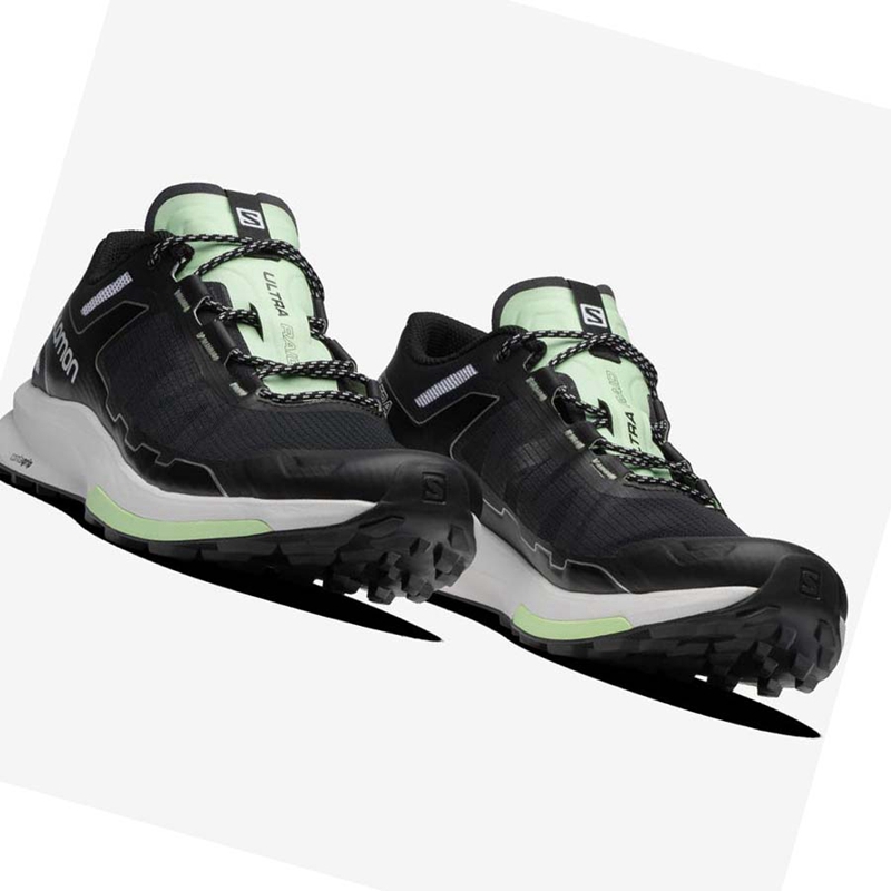 Black / Mint Salomon ULTRA RAID Men's Sneakers | DCJTKXV-36