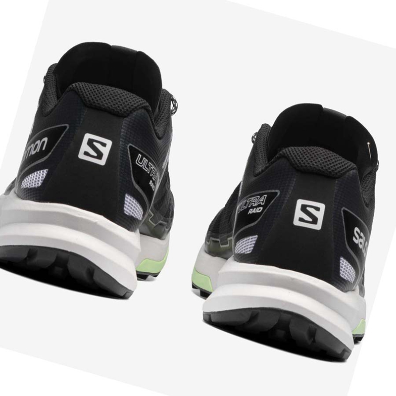 Black / Mint Salomon ULTRA RAID Men's Sneakers | DCJTKXV-36