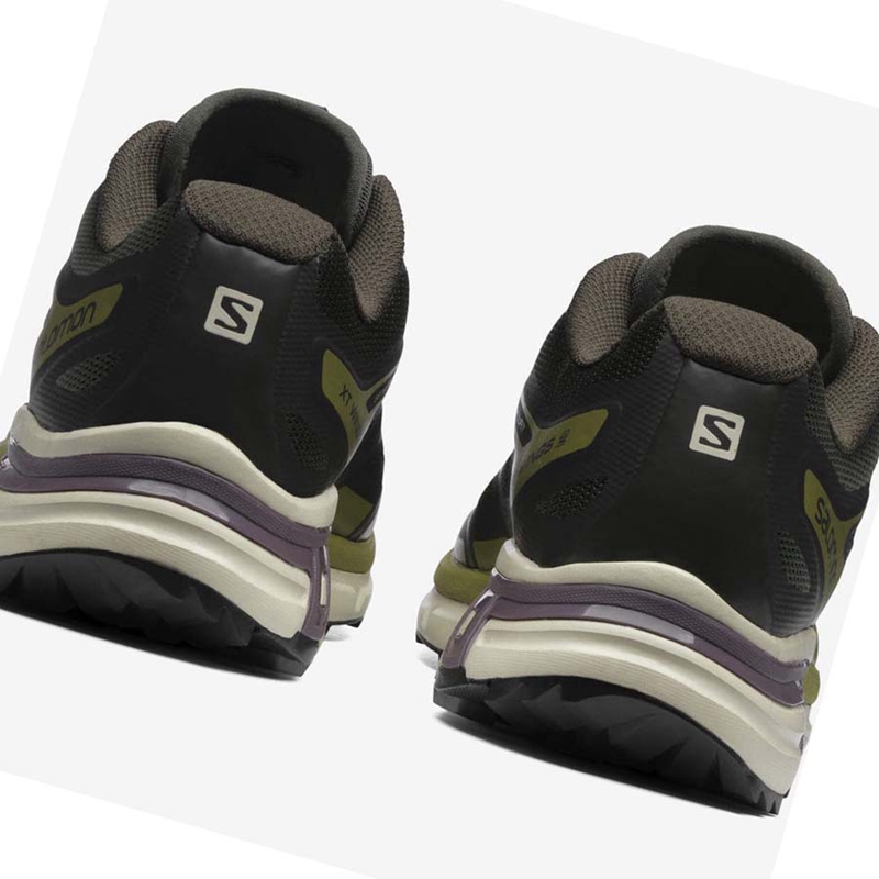 Black / Olive Salomon XT-WINGS 2 Women's Sneakers | RWAGZMD-14