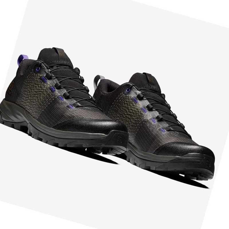 Black / Purple Salomon OUTPRO MATRYX FOR THE BROKEN ARM Men's Sneakers | YUPJWRK-36