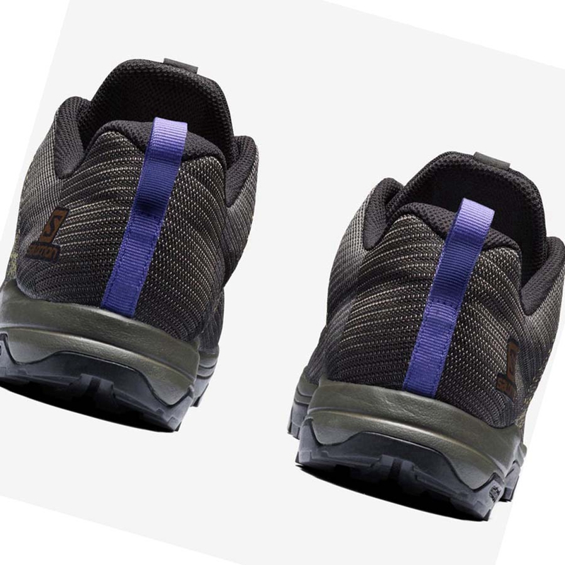 Black / Purple Salomon OUTPRO MATRYX FOR THE BROKEN ARM Men's Sneakers | YUPJWRK-36