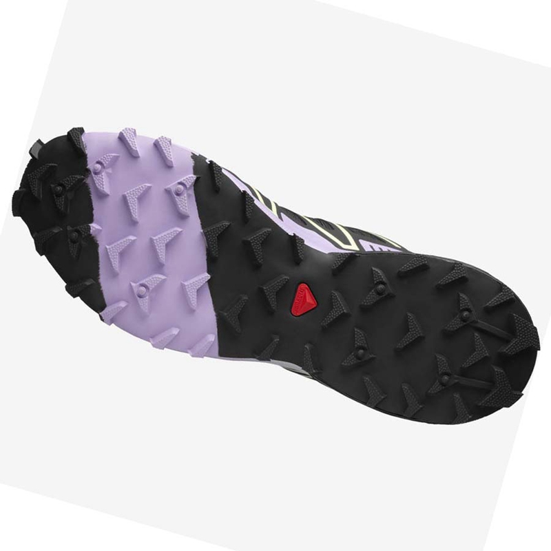 Black / Purple Salomon SPEEDCROSS 3 Women's Sneakers | AWINPEM-91