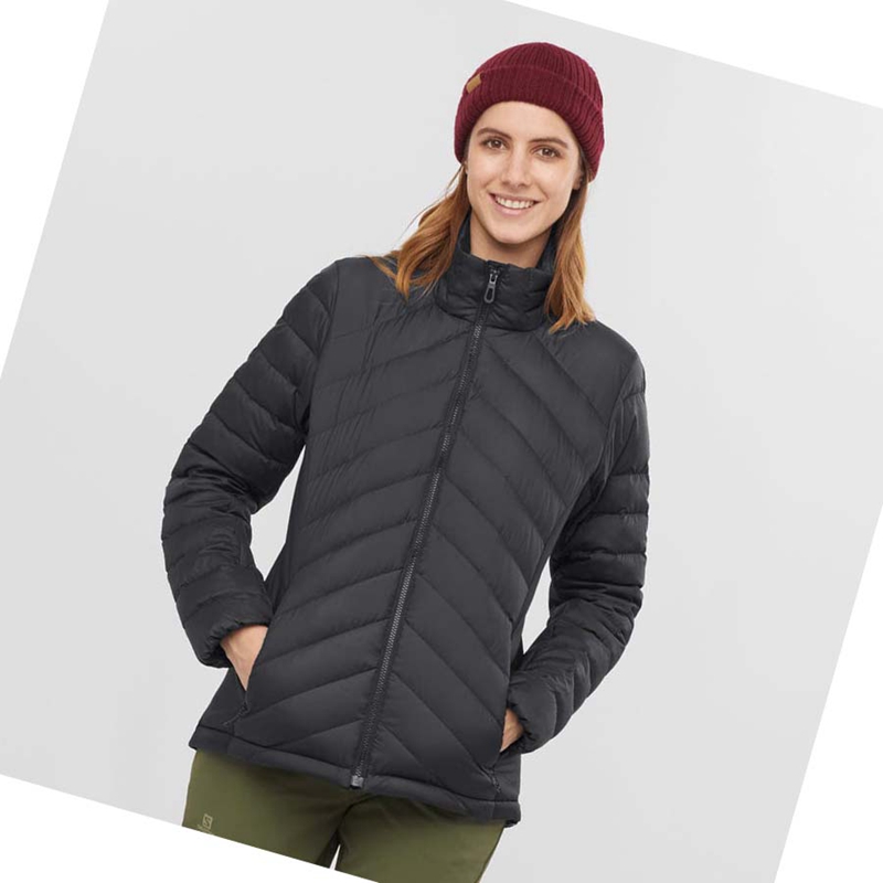 Black Salomon ESSENTIAL XWARM DOWN INSULATED Women's Jackets | BLSMDQY-30