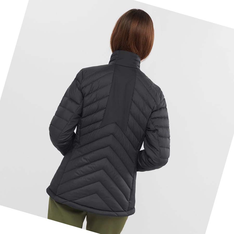 Black Salomon ESSENTIAL XWARM DOWN INSULATED Women's Jackets | BLSMDQY-30