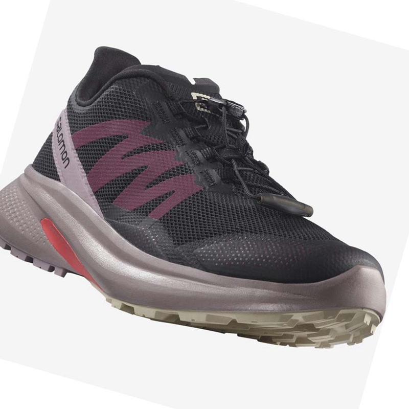 Black Salomon HYPULSE Trail Women's Trail Running Shoes | OUFHXME-12