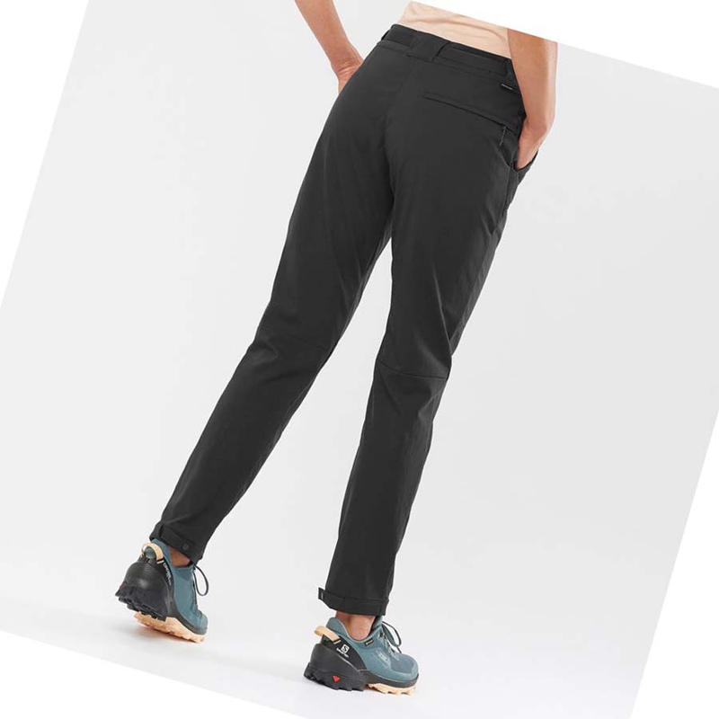 Black Salomon OUTRACK Women's Pants | PDZKYFB-75