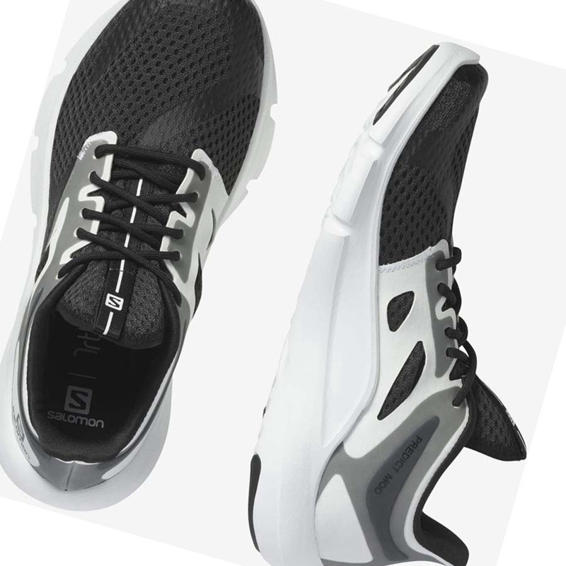 Black Salomon PREDICT MOD Women's Running Shoes | QBUFDIT-52