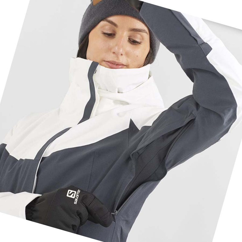 Black Salomon SPEED INSULATED Women's Jackets | OXDQZKP-79