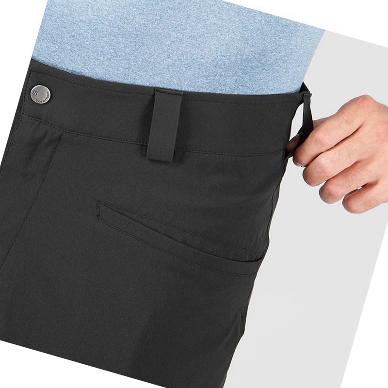 Black Salomon WAYFARER Men's Shorts | AREDCQY-50