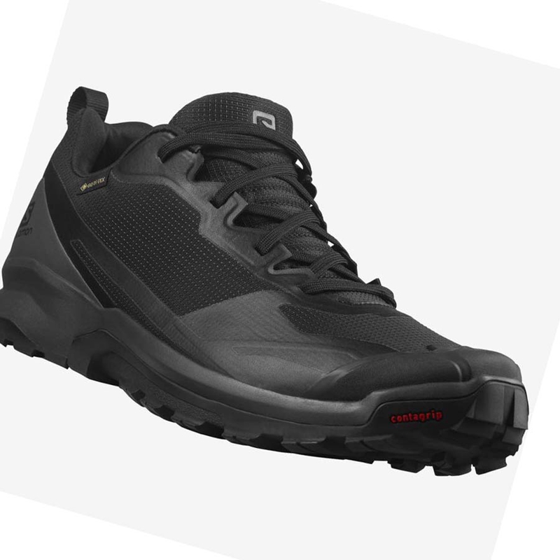 Black Salomon XA COLLIDER 2 GORE-TEX Men's Trail Running Shoes | CAYZDBR-65