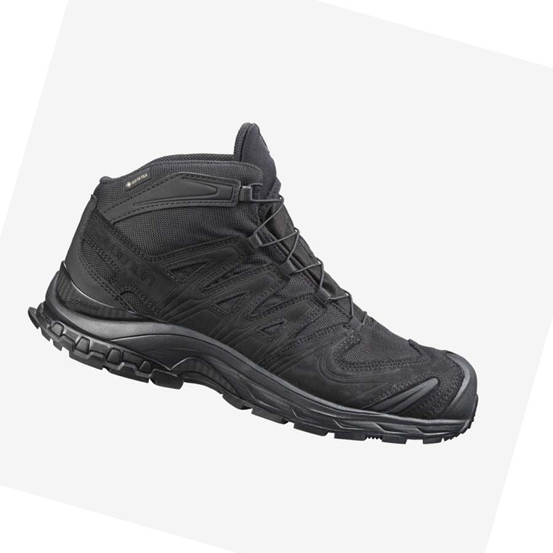 Black Salomon XA FORCES MID GORE-TEX EN Men\'s Boots | OPIDKBY-27