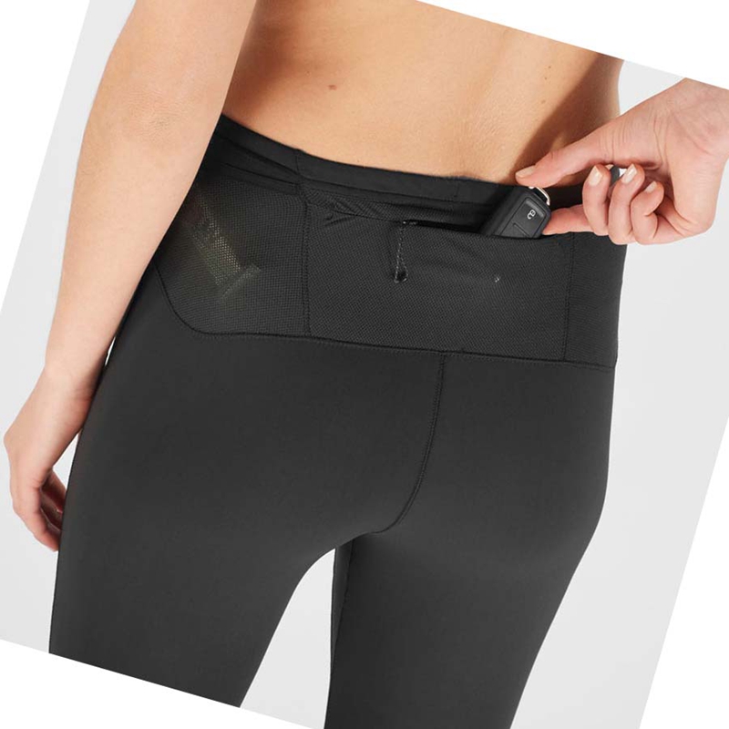 Black Salomon XA WARM Women's Pants | JWMFOAP-53