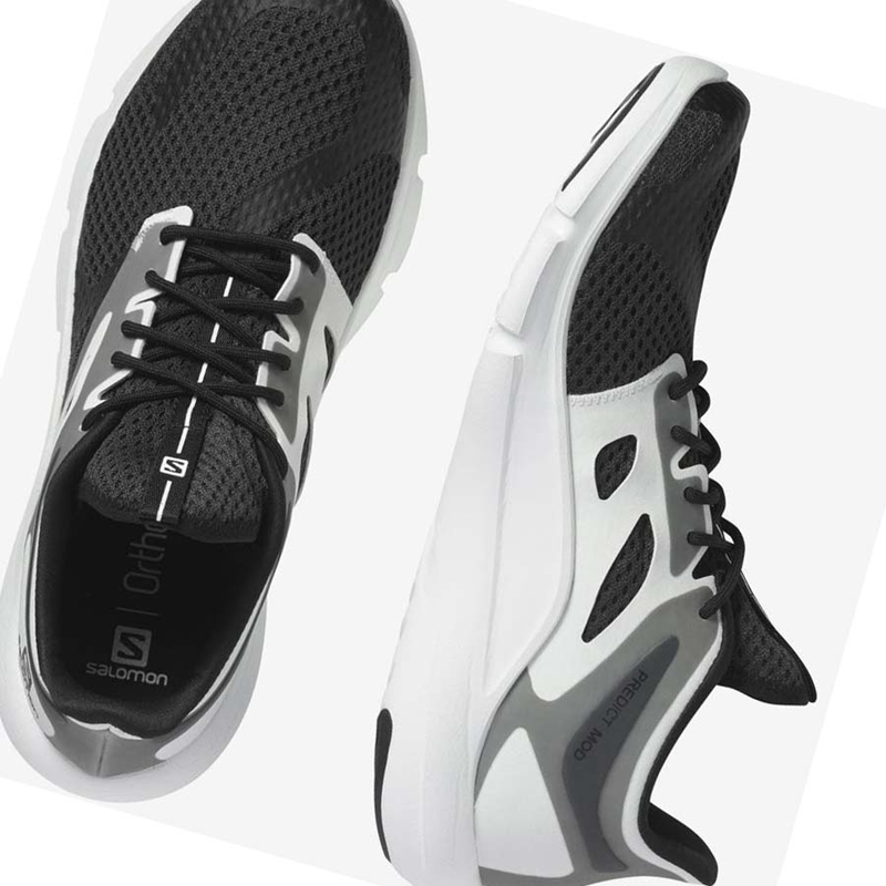 Black / White Salomon PREDICT MOD Men's Running Shoes | LTKNJVS-92