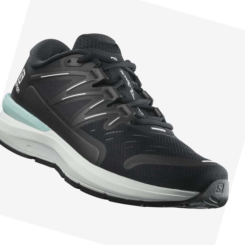 Black / White Salomon SONIC 4 Confidence Men's Running Shoes | EHJPGSW-27