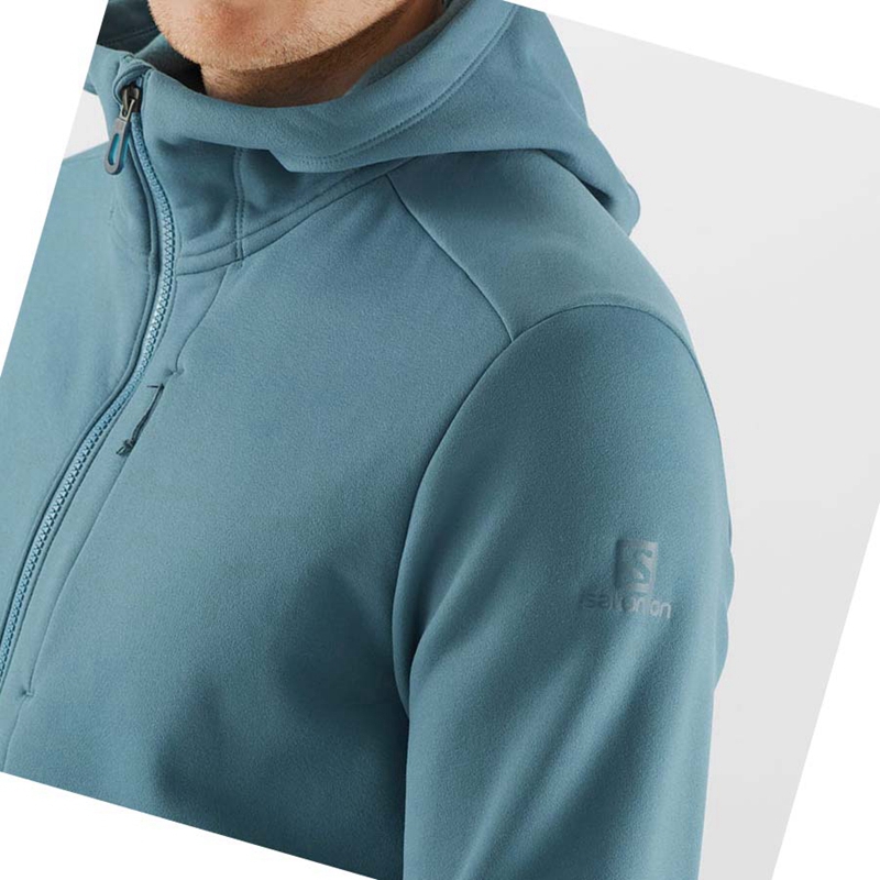 Blue Salomon ESSENTIAL WARM FLEECE Men's Hoodie | JCXZRWT-80