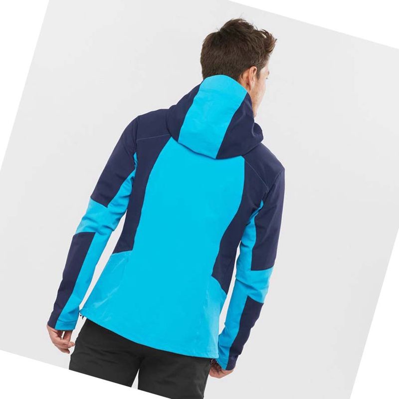 Blue Salomon OUTPEAK SOFTSHELL Men's Jackets | PQRIGVK-91