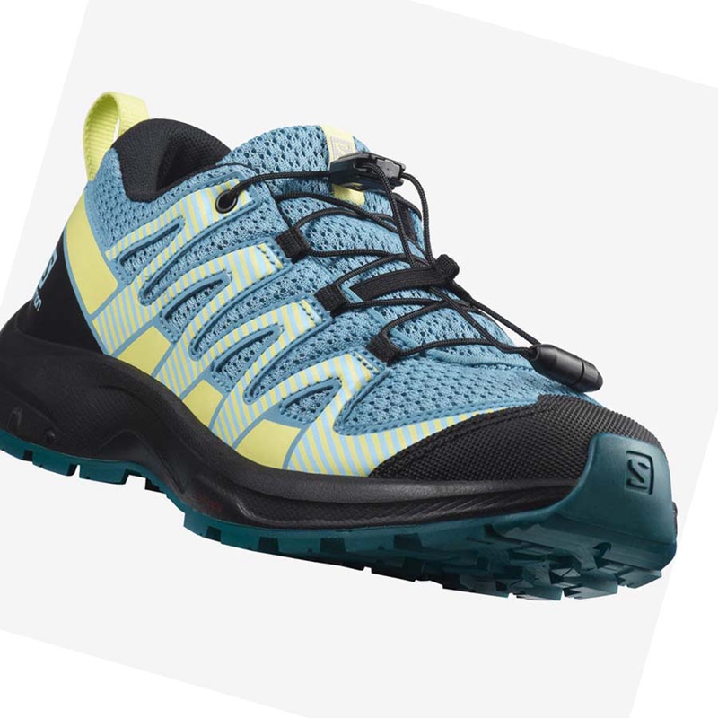 Blue Salomon XA PRO V8 Kids' Trail Running Shoes | REWAUKZ-50