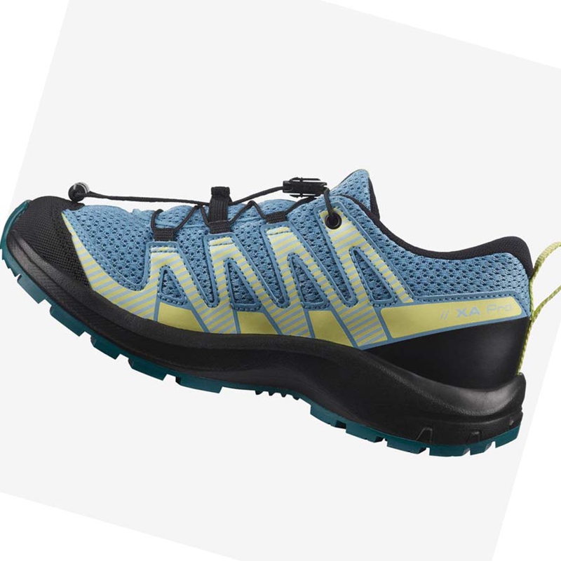 Blue Salomon XA PRO V8 Kids' Trail Running Shoes | REWAUKZ-50