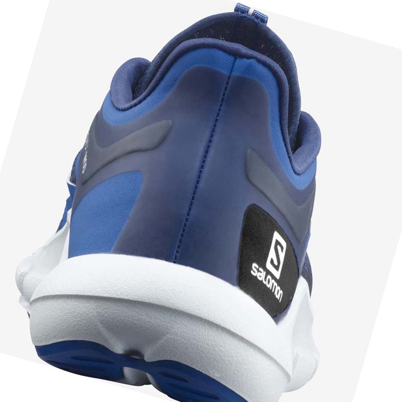 Blue / White Salomon PREDICT MOD Men's Running Shoes | RVBPYSK-30