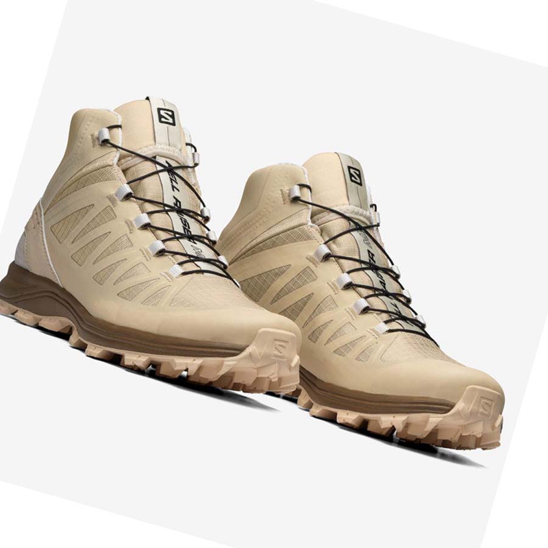 Brown Salomon FELL RAISER FOR GR10K Men's Sneakers | BYKMIER-63