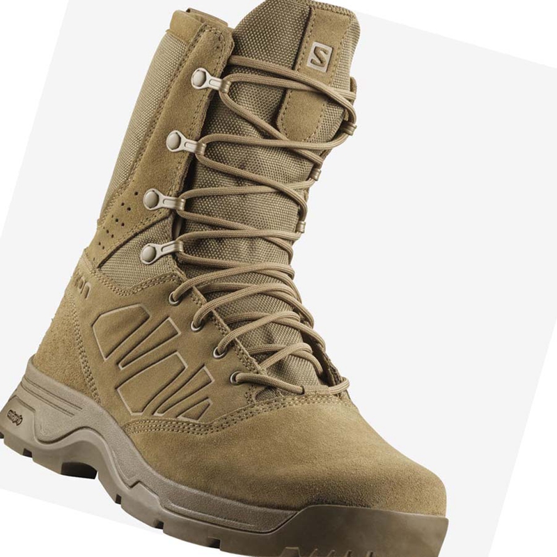 Brown Salomon GUARDIAN CLIMASALOMON™ FORCES WATERPROOF Women's Boots | NDKIQJG-65