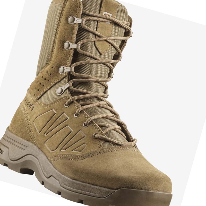 Brown Salomon GUARDIAN FORCES Men's Boots | TPGYVHI-41