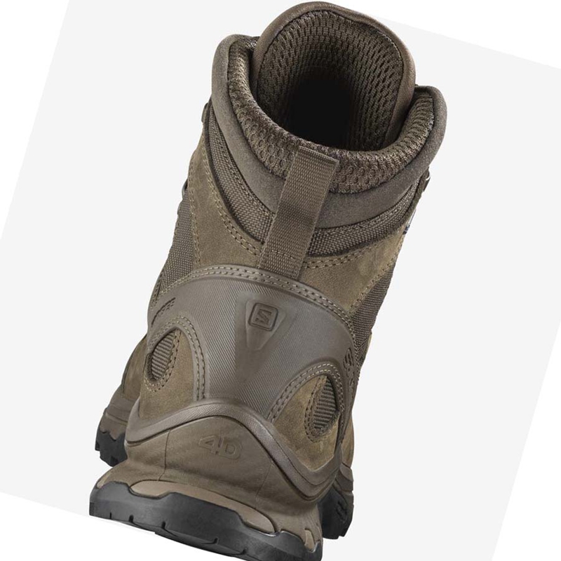 Brown Salomon QUEST 4D GORE-TEX FORCES 2 EN Women's Boots | SZMEOYV-34