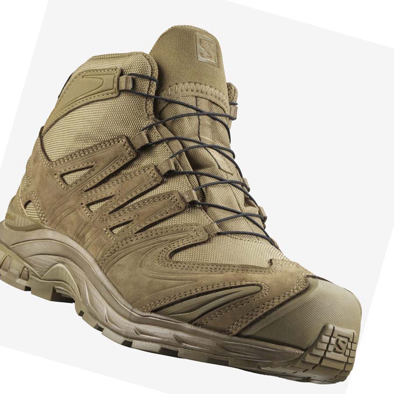 Brown Salomon XA FORCES MID GORE-TEX Women's Boots | GZIVNTU-18