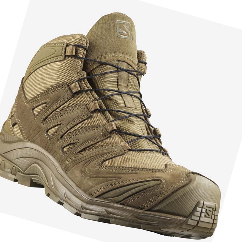 Brown Salomon XA FORCES MID Women's Boots | MQCIVGU-86