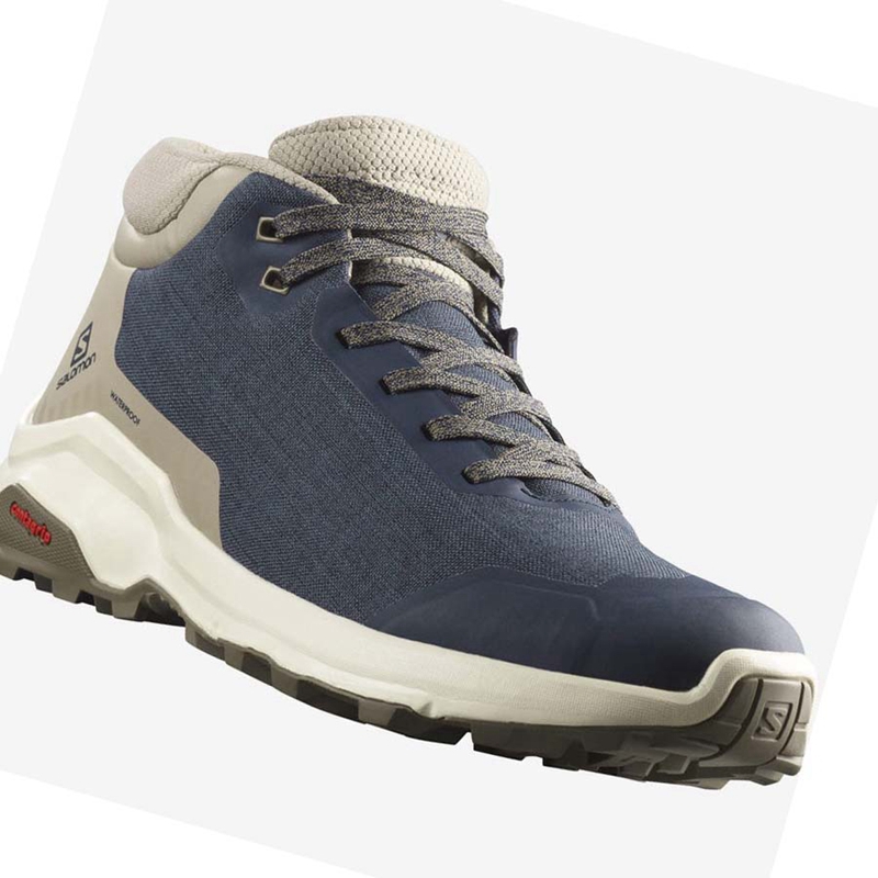 Brown Salomon X REVEAL CHUKKA CLIMASALOMON™ WATERPROOF Men's Winter Boots | XCPELKU-86