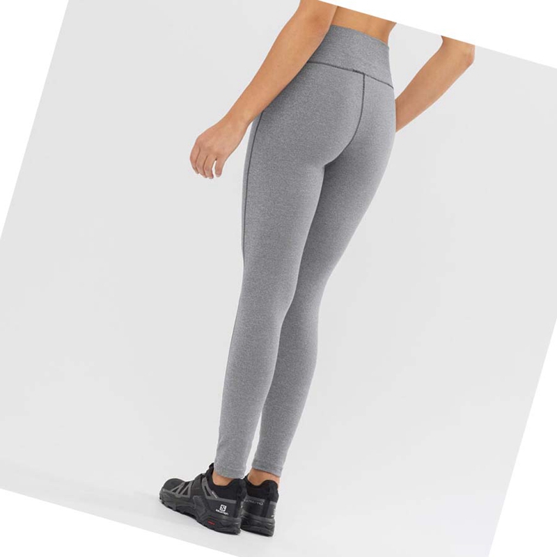 Grey  Salomon ESSENTIAL WARM Women's Pants | EOIWXAZ-95