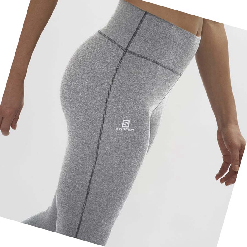 Grey  Salomon ESSENTIAL WARM Women's Pants | EOIWXAZ-95