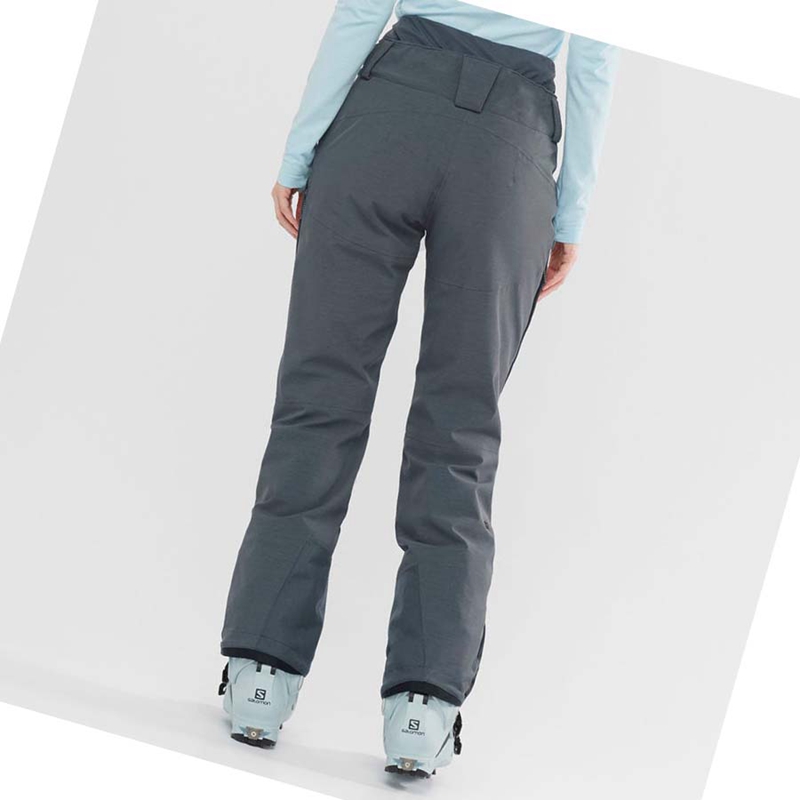 Grey  Salomon PROOF LIGHT Women's Ski Pants | HQPNEXY-97