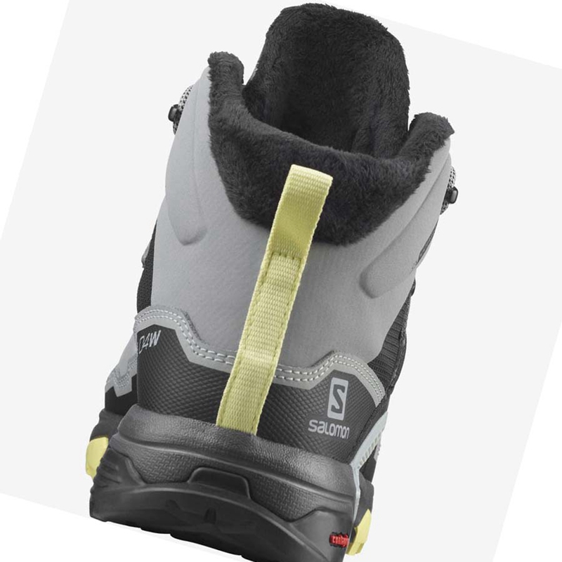 Grey  Salomon X ULTRA 4 MID WINTER THINSULATE™ CLIMASALOMON™ Women's Winter Boots | HQZYWET-65