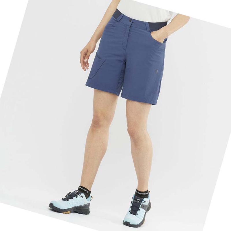 Navy Salomon WAYFARER Women's Shorts | JSHZQWY-24