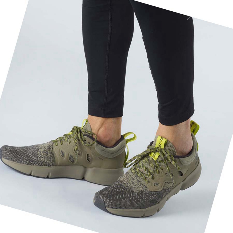 Olive Salomon PREDICT SOC 2 Men's Running Shoes | JMDOTCI-84