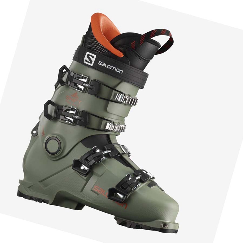 Olive Salomon SHIFT PRO 80T AT Kids\' Ski Boots | GHUYSAR-59