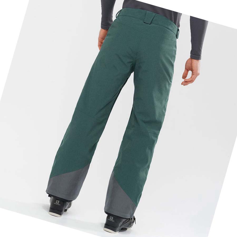 Olive Salomon UNTRACKED Men's Ski Pants | PHSCNWQ-25