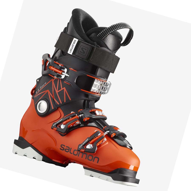 Orange / Black  Salomon QST ACCESS 70 T Kids\' Ski Boots | UXLQIRJ-78