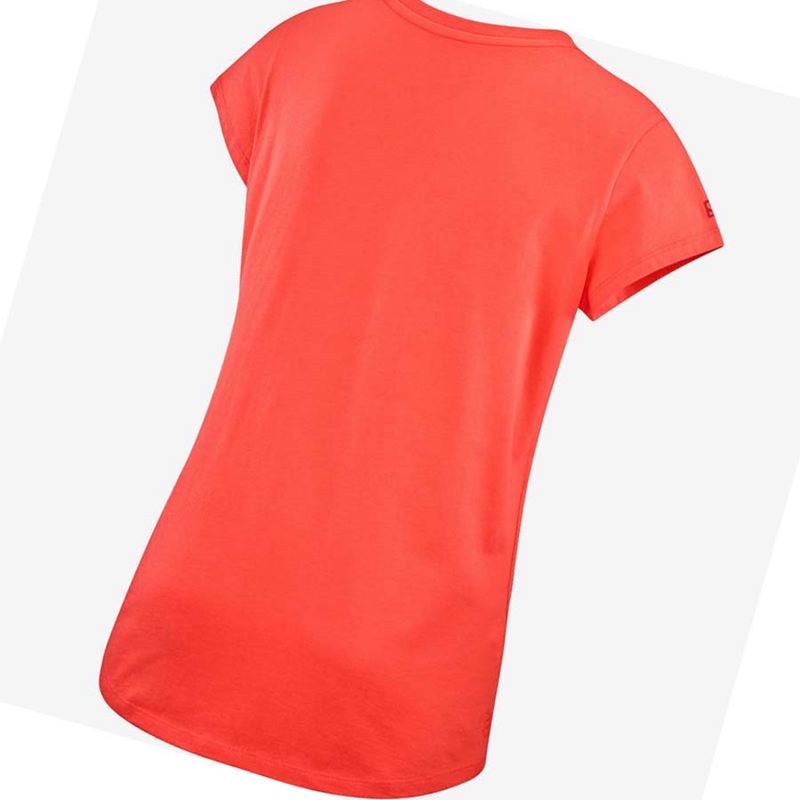 Orange Salomon OUTLIFE SCOOP HEM TEE W Women's T Shirts | DWMTBRG-67