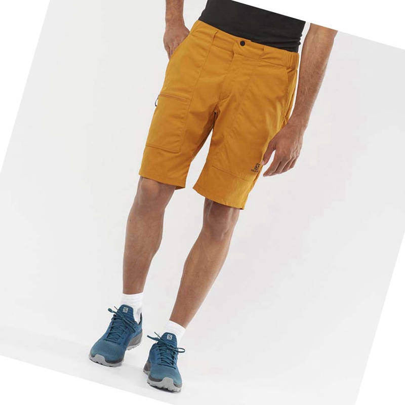 Orange Salomon OUTRACK Men's Shorts | ITGUQNA-09