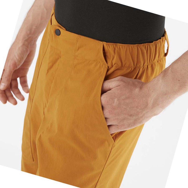 Orange Salomon OUTRACK Men's Shorts | ITGUQNA-09