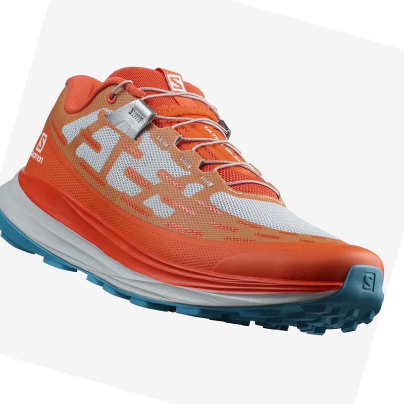 Orange Salomon ULTRA GLIDE Men's Trail Running Shoes | CUOQVXT-87