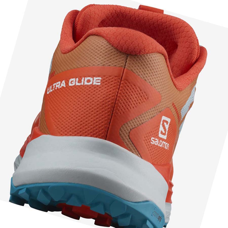 Orange Salomon ULTRA GLIDE Men's Trail Running Shoes | CUOQVXT-87