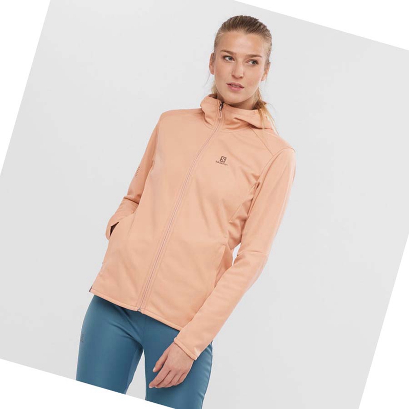 Pink Salomon GORE TEX INFINIUM™ WINDSTOPPER® Women's Jackets | KARIEJG-83