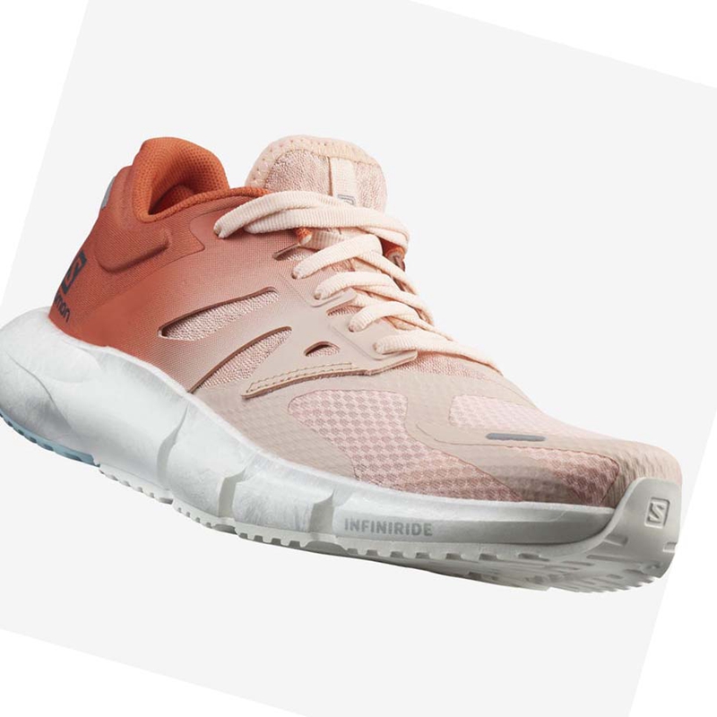 Pink Salomon PREDICT 2 Women's Running Shoes | QTCRFBV-08