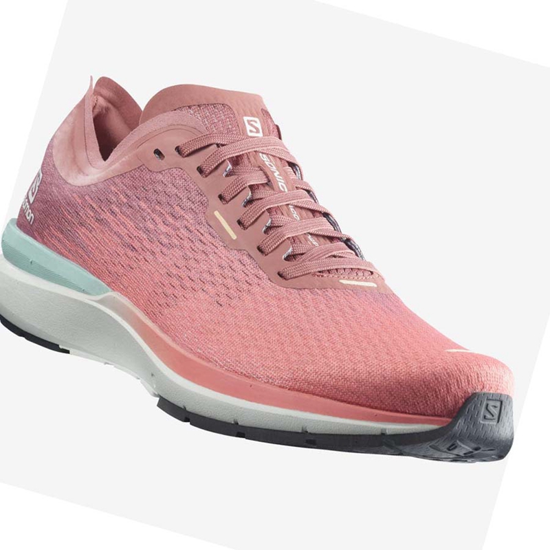 Pink Salomon SONIC 4 Women's Running Shoes | IJESNVU-05