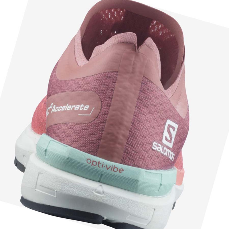 Pink Salomon SONIC 4 Women's Running Shoes | IJESNVU-05