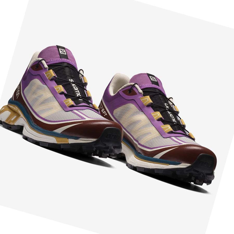 Purple / Chocolate  Salomon XT-6 FT Men's Sneakers | QNWSXUZ-20