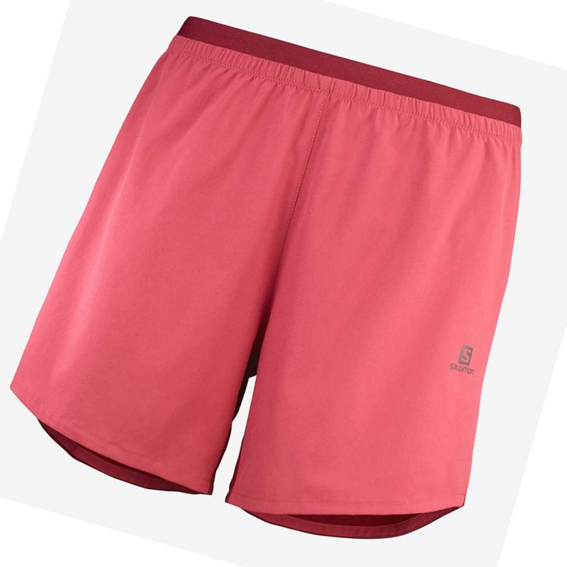 Red Salomon CROSS 5\'\' Women\'s Shorts | XTCSHVR-54